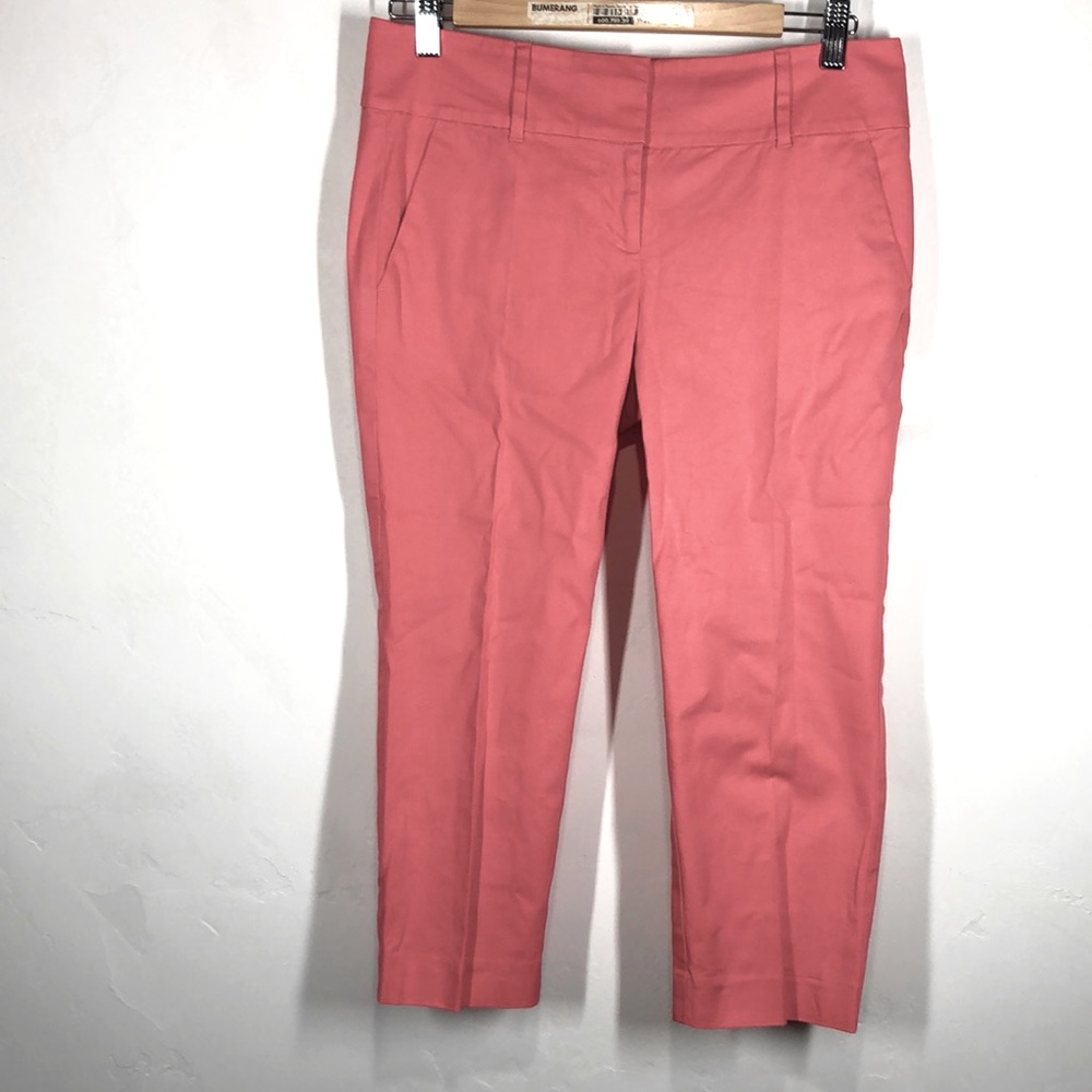 Ann Taylor Factory salmon Capri pants size 4P